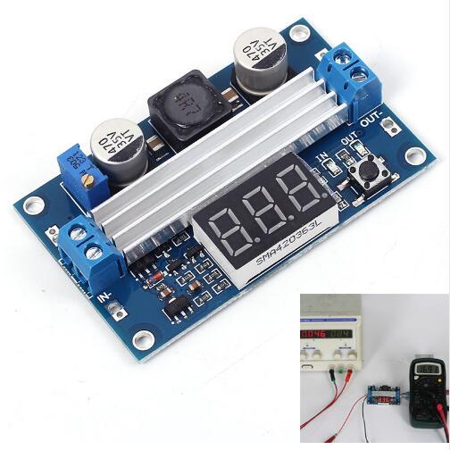 Free shipping! 1pc/lot DC-DC High Power Step UP Module Automatic Boost Module 3.0-35V to 3.5-35V 100W Power Supply Board Real-time Display