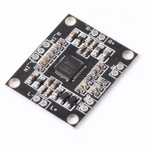 Free shipping!1pc PAM8610 Mini 12V 2*15W Dual Channel Stereo Class D Micro Digital High Power Amplifier Board Ultra Thin