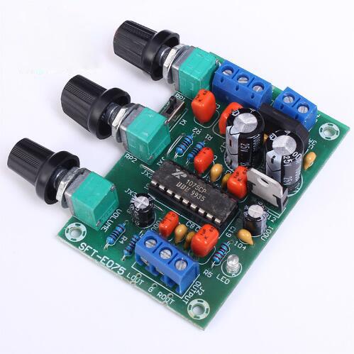 Free shipping! 1pc XR1075 BBE Digital Audio Processor 12V Amplifier Preamp Prepositive Board Preamplifier Module sound quality landscaping e