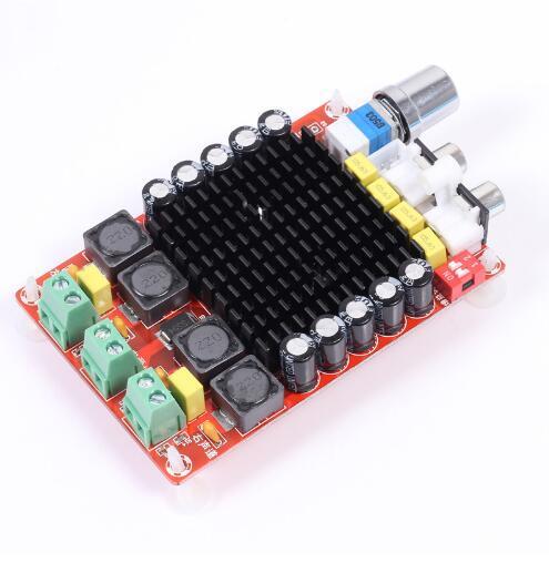 Free shipping! 1pc XH-M510 Digital Amplifier Board TDA7498 Class D 2x100W Dual Channel Audio Stereo For Car DC 14-32V