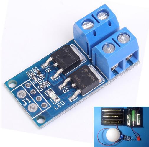 Free shipping! 1pc/lot High Power MOS FET Trigger Switch Drive Module PWM Regulator Electronic Switch Control Panel DC 5V-36V