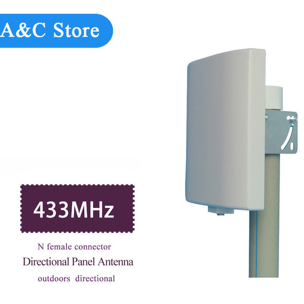 Factory outlet UHF 433MHz antenna directional Wall Mount Patch Panel Flat Antenna high gain N-Female Rfid