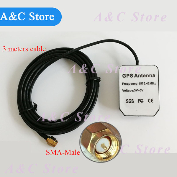 Car GPS Antenna GPS receiver Car DVD Navigation Night Vision Camera Car DVR GPS Active Remote Antenna Aerial Adapter Connector