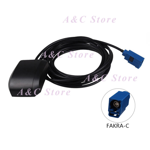 GPS Antenna Fakra MFD2 RNS2 RNS 510 MFD3 RNS-E For VW Skoda For Benz For Audi VW Skoda Benz with 3 meters cable