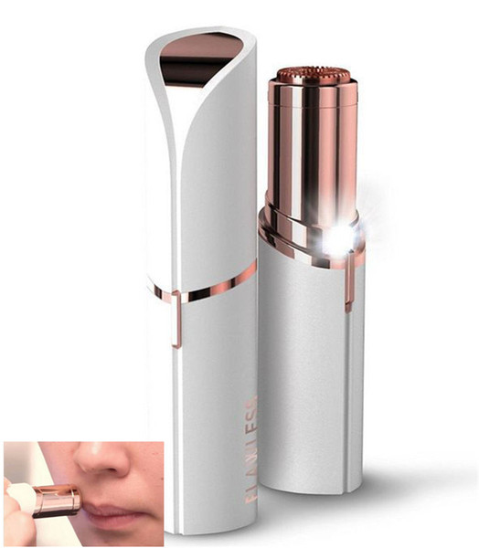 Lipstick Facial Hair Remover Face Hair Removal Epilator Painless 18K Gold Plated Remover Free DHL Shipping