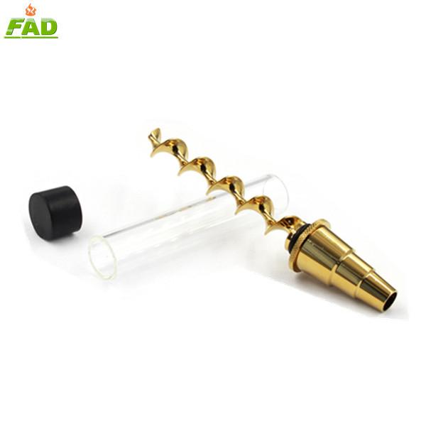 Original V12 plus glass Twisty blunt dry herb atomizer glass bubbler adaptor herbal vaporizer for water smoking pipe