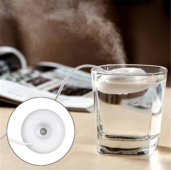 USB Mini Spray Humidifier Ultrasonic Air Diffuser tiny Donuts Humidifier Home Aroma Humidifier Purifier Lonizer Atomizer Aromatherapy