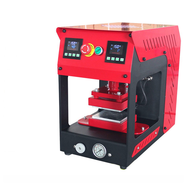 Auto Rosin Press Machine 20ton No Air Compressor PURE ELECTRIC Auto dual heat plates rosin heat press machine with LCD panel