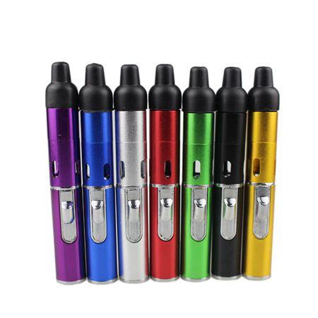 2018 hot Click N Vape Sneak A vape sneak a toke smoking metal pipe Vaporizer tobacco Wind Proof Torch Lighter