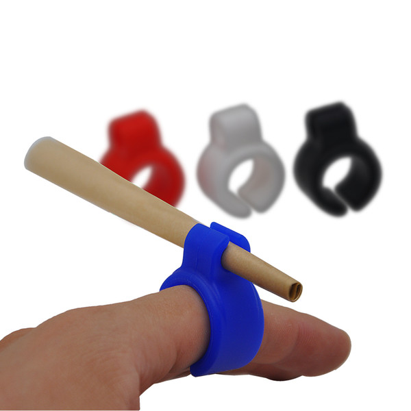 Silicone Smoking Cigarette holder/Tobacco/Joint Holder Ring For regular size (7-8mm) Cigarette mix Colored Smoking accessories