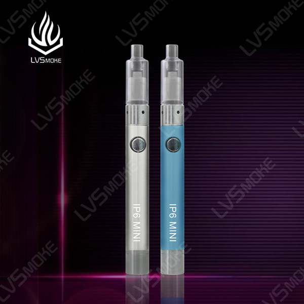 650mah vv slim battery kit with dual quartz coil tank IP6 mini