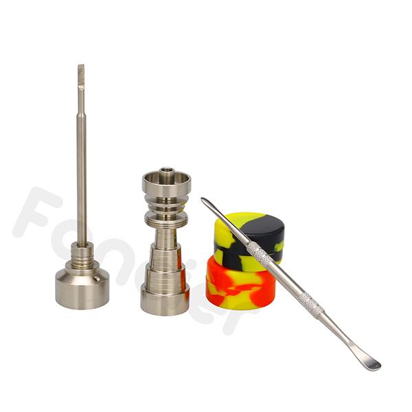 E electric nail e dab nail titanium nail 10mm Male Female with carb cap for glass bongs in stock free shipping