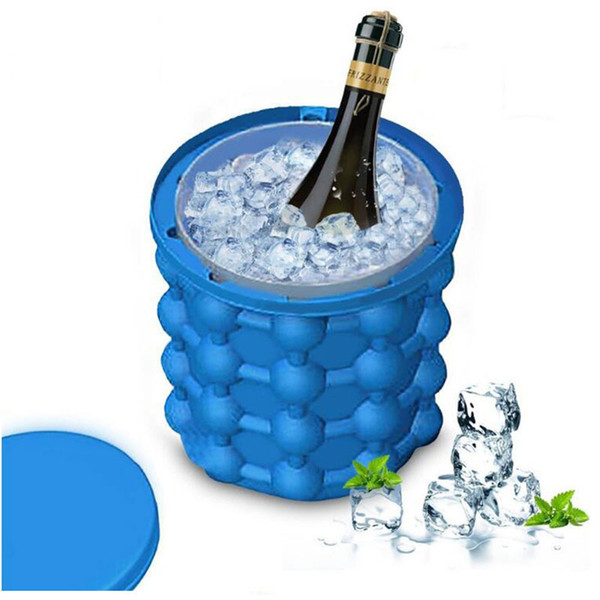 Ice Cube Maker Ice Genie irlde Ice Cube Maker Buckets Kitchen Tools The Revolutionary Space Saving Outdoor DHL Shipping