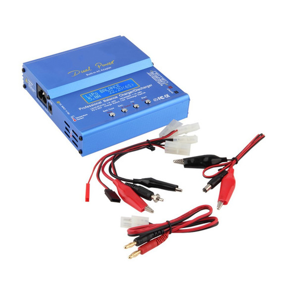 Dual Power 80W Professional iMAX B6 AC B6AC Lipo NiMH 3S RC Battery Balance Charger Discharger Adapter of RC hobby