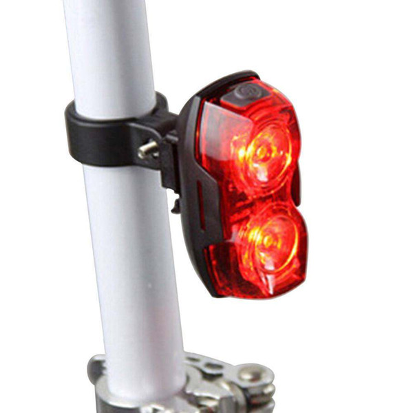 NEW Bright Bike Bicycle Cycling 2 LED Flashing Lamp Safety Back Rear Tail Light High Quality