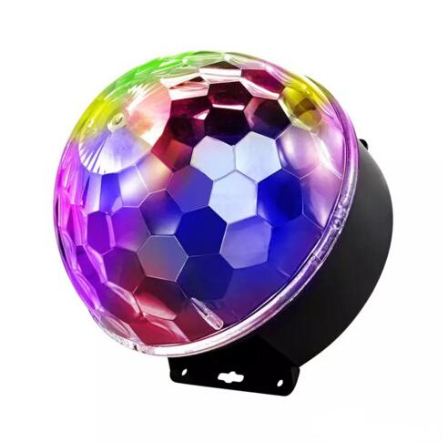 2017 MiNi LED Remote Control Small Magic Ball AC110-240V 3W Voice Control Rotating Colorful KTV Flash Stage Light