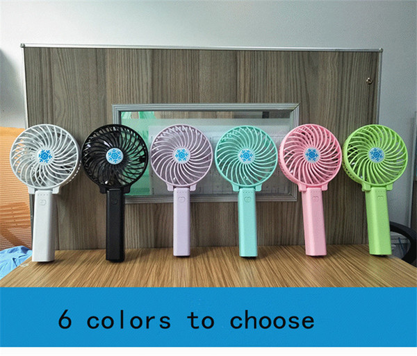 Handy Usb Fan Foldable Handle Mini Charging Electric Fans Snowflake Handheld Portable For Home Office Gifts RETAIL BOX