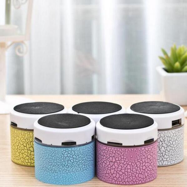 Portable Mini Flashing LED Bluetooth Speakers A9 Wireless Small Music Audio TF USB FM Stereo Sound Speaker For Mobile Phone Player