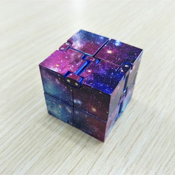 Infinity Cube Fingertips Toy For Decompression Anxiety Magic Cube Blocks Adults Finger Anxiety Relief Decompression Toy