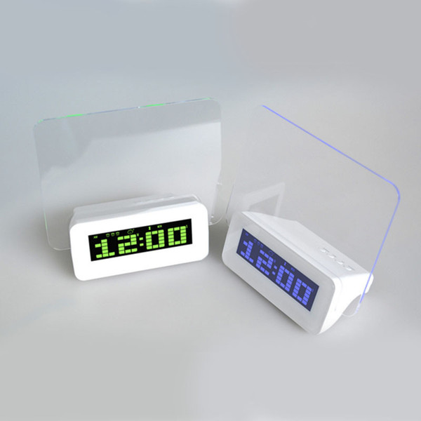 Multi-function Fluorescent Message Board Digital Alarm Clock Luminous Message Board digital led clock with 4 Ports USB Hub