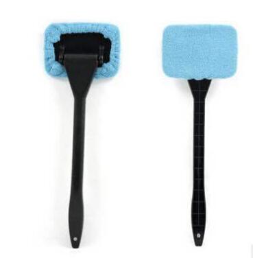 Car Washer Brush Microfiber Window Cleaner Long Handle Dust Car Care Windshield Shine Towel Handy Washable Car Cleaning Tool DHL free