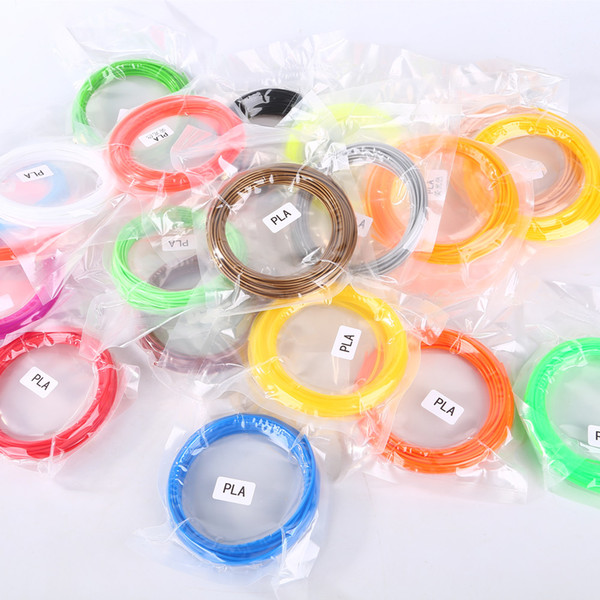 20 color/set 3D Printer Pen Filament ABS/PLA 1.75mm Plastic Rubber Consumables Material 3d pen filament Wholesale Price