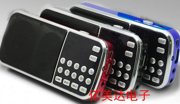 Pocket Personal Digital Stereo FM Radio Portable Mini Radio Rechargable with Flashlight support 32G TF card USB AUX MP3