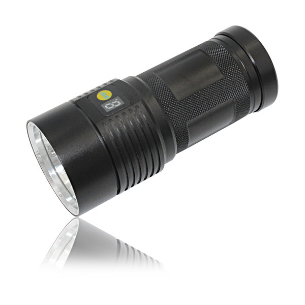 2019 LED Rechargeable Flashlight 35000LM XML- T6 Torch 18650 battery Portable Flashlight lamp Outdoor Camping Powerful T6 Led linterna