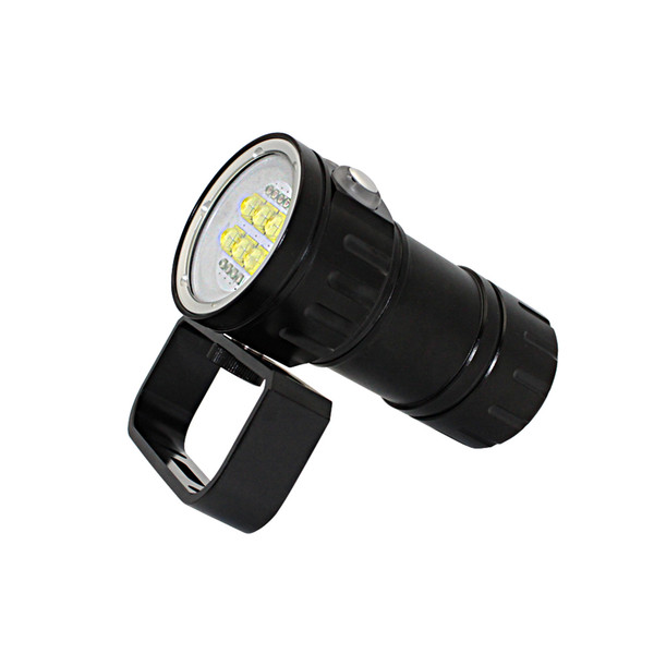 2019 Hight Quality Top Design Professional LED Diving Flashlight 20000Lumens Dive Light Lamp Scuba Diving Equipment