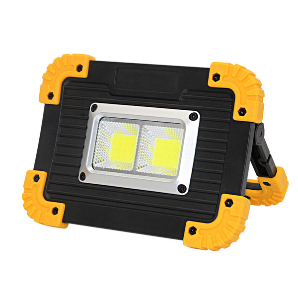 2018 USB Rechargeable COB LED Work Light Super Bright 20W 750 Lumens Flood Lights Camping Lights COB Worklight