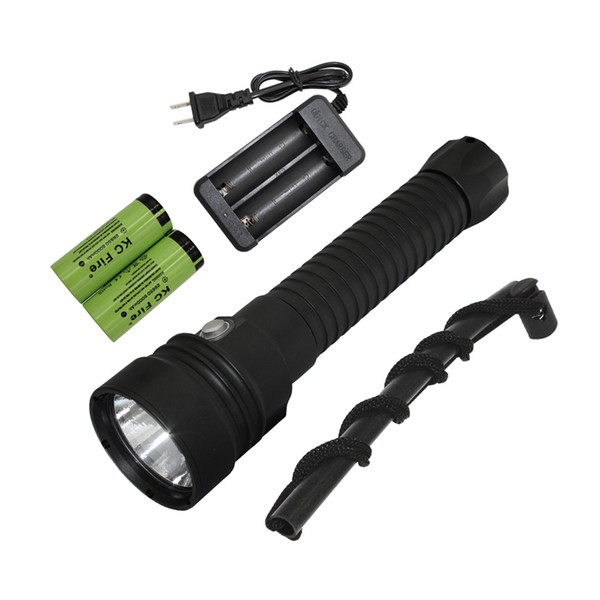 XHP70 LED 5000LM Diving Torch Lantern XHP70 Led Dive Flashlight 26650 Yellow/White Led Rechargeable Flashlight