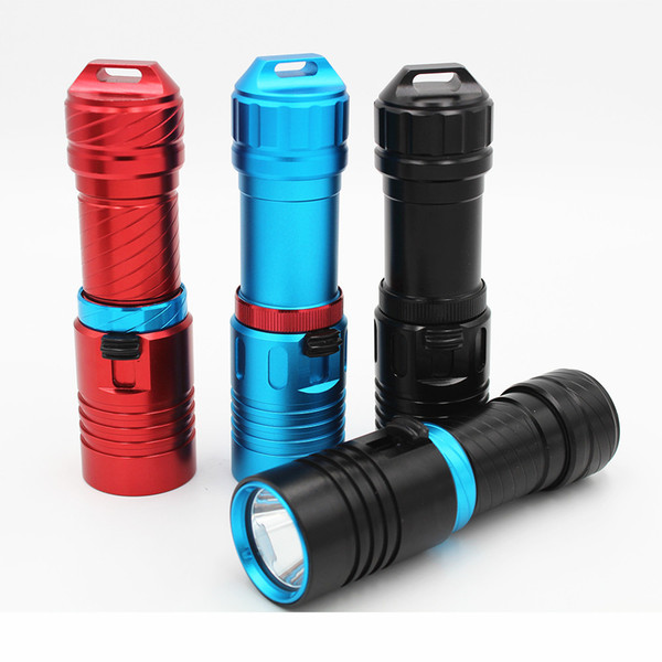 2019 New 1200LM XM-L2 LED Diving Flashlight Underwater Waterproof 100M Torch Lamp Light Camping Lanterna Led Tactical Fleshlight