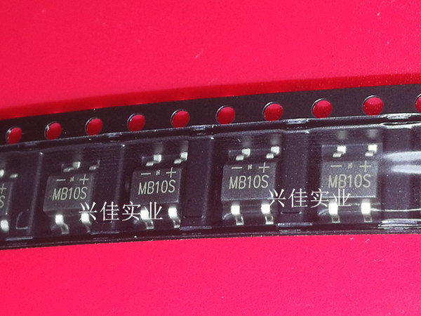 100PCS MB10S New and original 0.5A1000V SOP-4