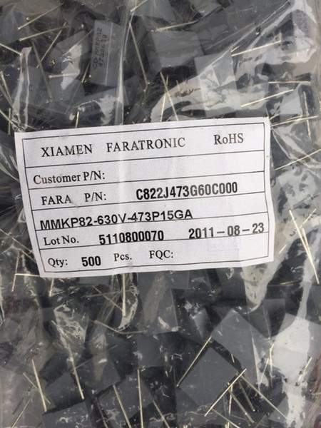 20PCS New and original 20PCS MMKP82 473G 473 630V 0.047UF 630V C822J473G60C000 foot15MM