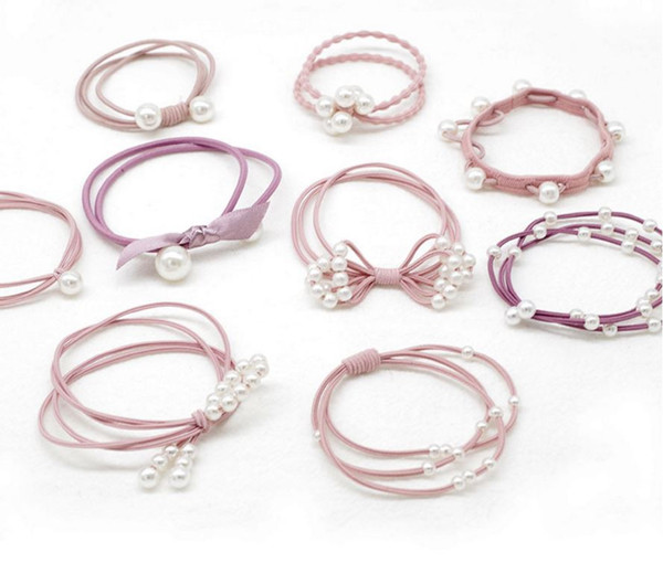 simple Korean version,Sweet and pure and fresh,Pearl hair bands,The butterfly hair band,A headband for tying hair,