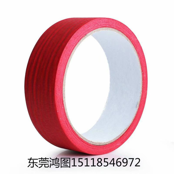 Red paper tape