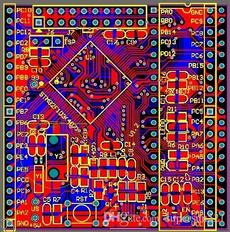 Stm32f407 development board Schematic and PCB Free Shipping stm32f4x MicroUSB f407 STM32 designed by Altium Designer