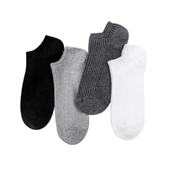 New cotton boat socks thin double needle shallow mouth tide socks casual business massage bottom socks