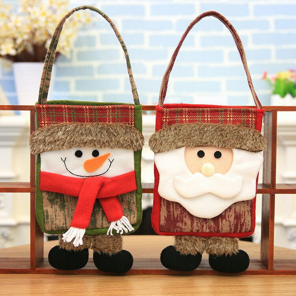 Christmas ornaments, small handbags, Christmas decorations, holiday gifts, Santa Claus gift bags