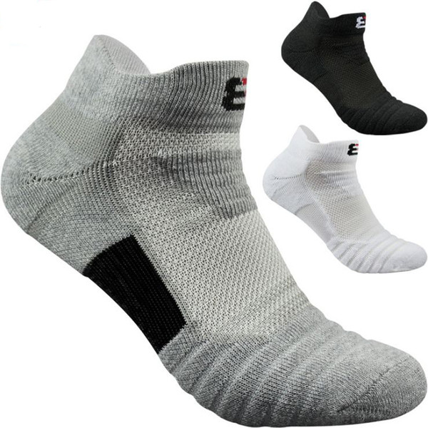 Men Elite Outdoor Sports Basketball Socks Men Football Cycling stockings Compression Socks Cotton Towel Bottom Non-slip Men's Hose