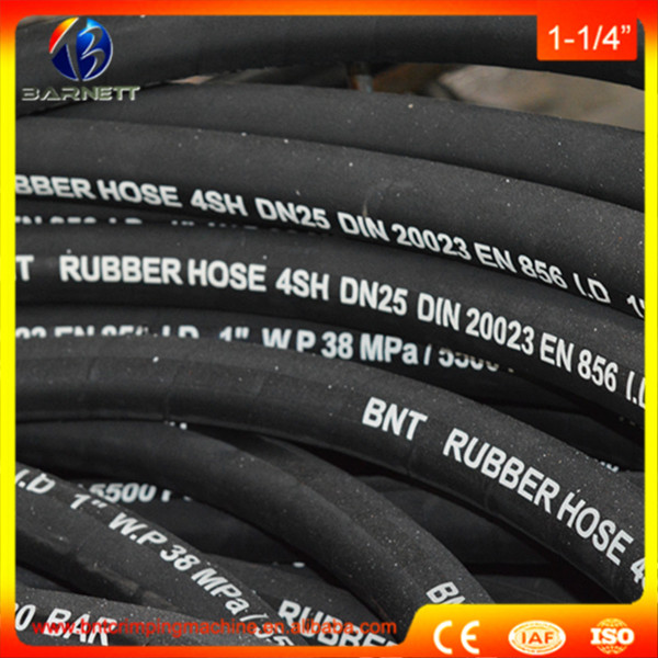 Good quality high pressure steel wire braided hydraulic hose for excavator