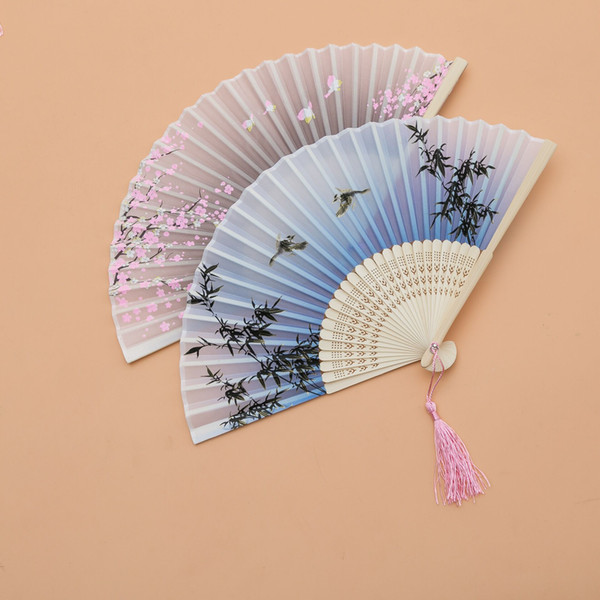 Chinese ancient style folding fan beautiful