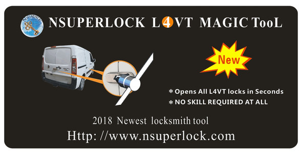 UK l4v T serial locks fast opening tool professional locksmith tool magic pick