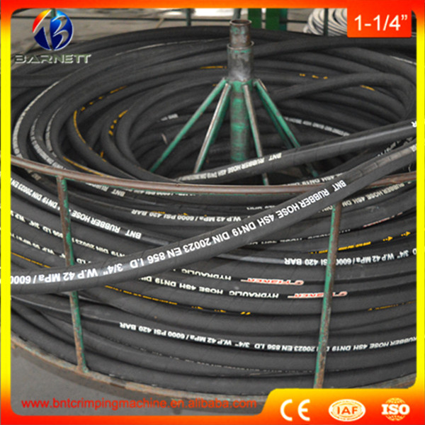 Good quality Made in China SAE DIN EN853 856 R1 R2 4SP 4SH 6SP steel wire braided high pressure hydraulic hose