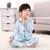 New childrens pajamas Print sets Unisex pajamas boys girls night Kids 2 pcs Set of Fall baby Cute clothes sets Pink Blue S85211A