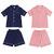 Children Summer Clothing Pajamas Sets Tops Shorts 2Pcs Cotton Linen Baby Boys Girls Sleepwear Soft Fashion Unisex Kids Outfits