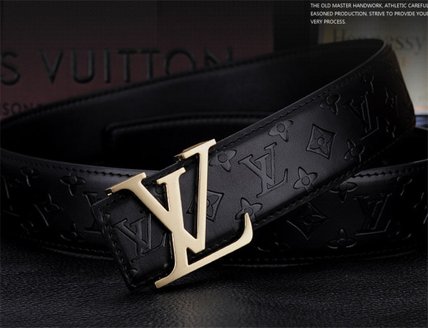 2018 Fashion High Quality Real Leather Aollyt Smooth Buckle Belts Men Design Belts RT115 Style High Brand waistbands without box