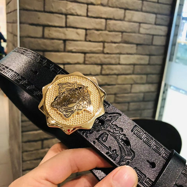 2018 Fashion High Quality Real Leather Aollyt Smooth Buckle Belts Men Designer Belts RT66RT Style High Brand waistbands without box