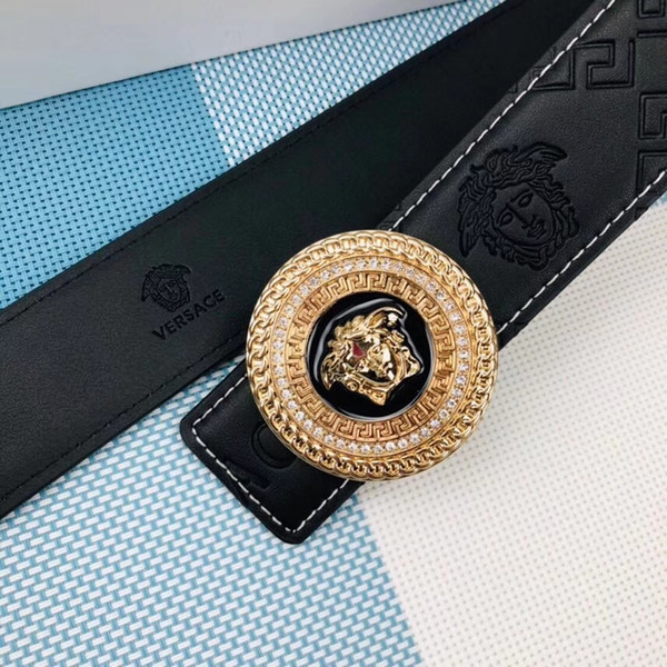 2018 Fashion High Quality Real Leather Aollyt Smooth Buckle Belts Men Design Belts RT255 Style High Brand waistbands without box