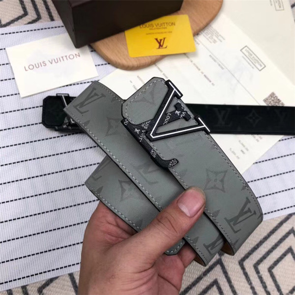 2018 Fashion High Quality Real Leather Aollyt Smooth Buckle Belts Men Design Belts RT22 fashion Style High Brand waistbands without box